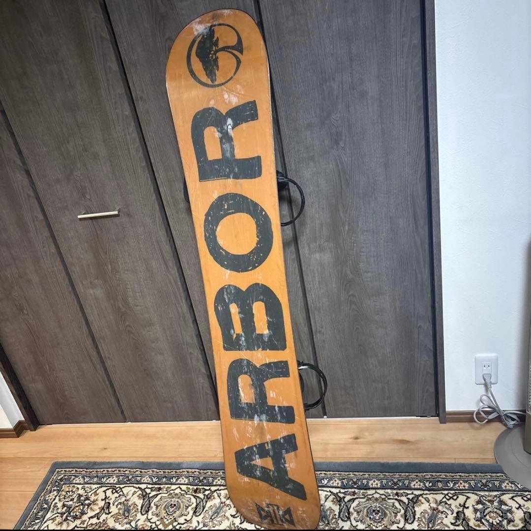 ARBOR 150cm スノーボード ARBOR ビンディング付き