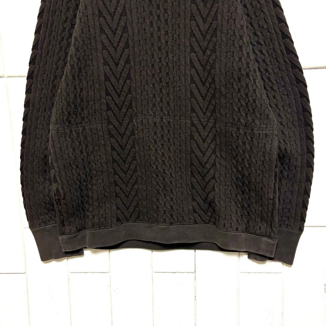 希少 Nigel Cabourn フィッシャーマン セーター 50 濃茶色 XL