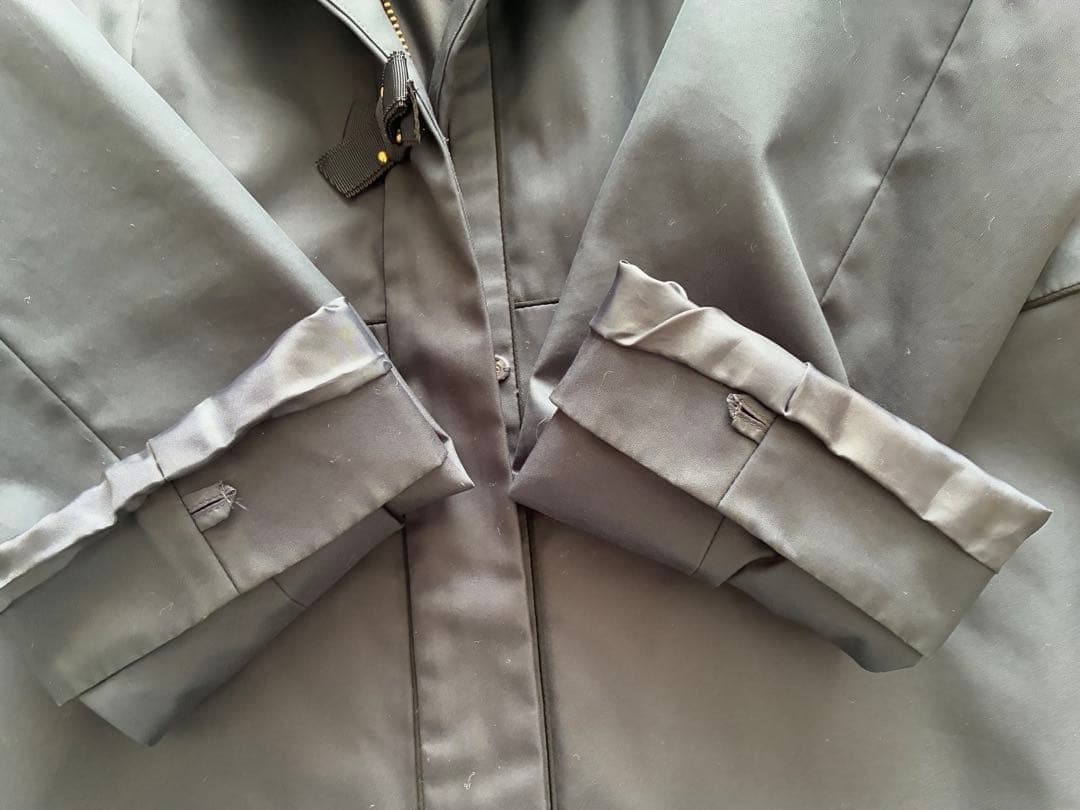 【TOCCA】フード付きネイビー モッズコート（ライナー付き）４