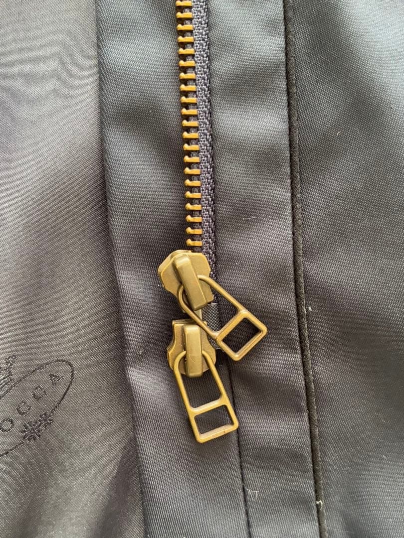 【TOCCA】フード付きネイビー モッズコート（ライナー付き）４