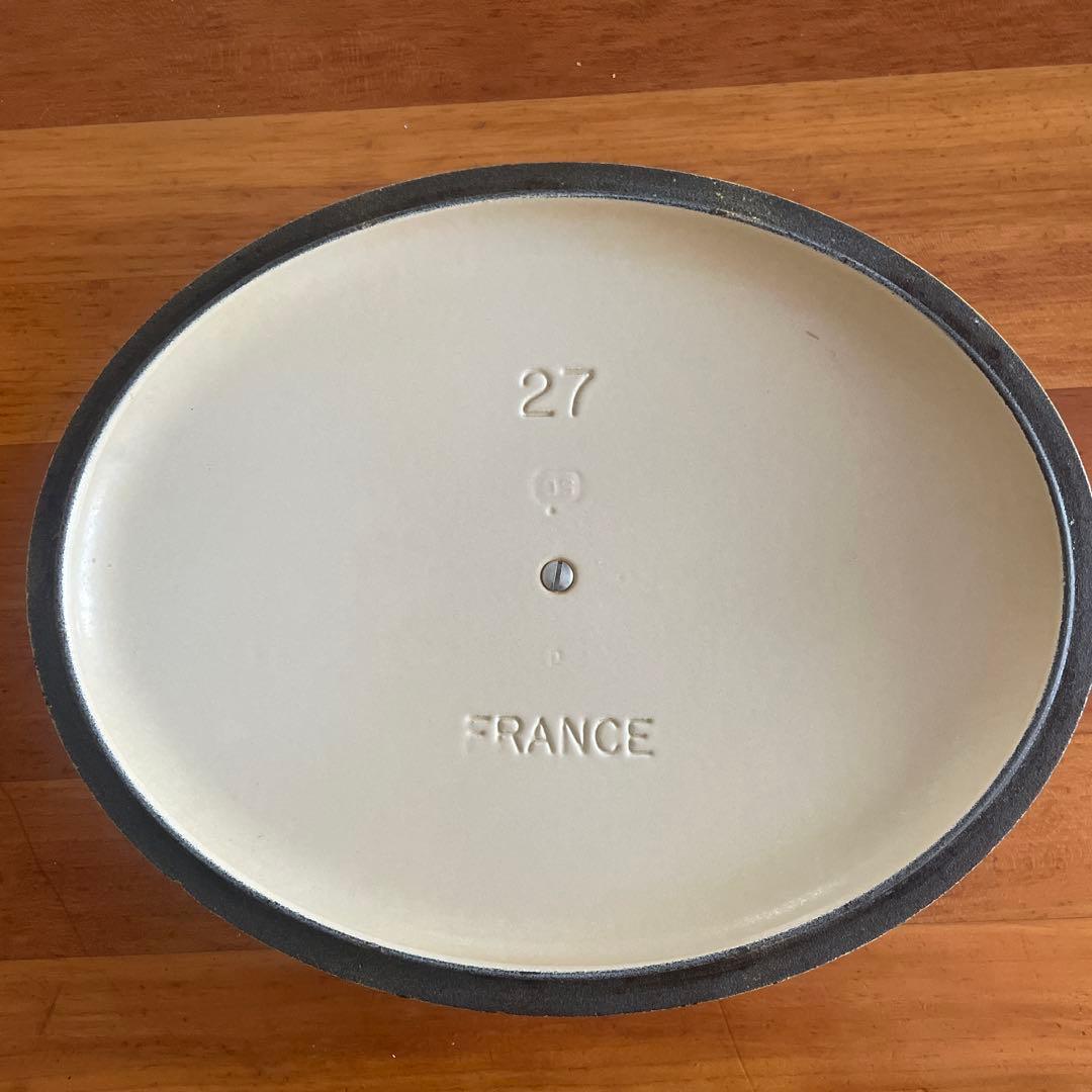 LE CREUSET ◾️ル・クルーゼ◾️両手鍋 イエロー ココットオーバル　27㎝