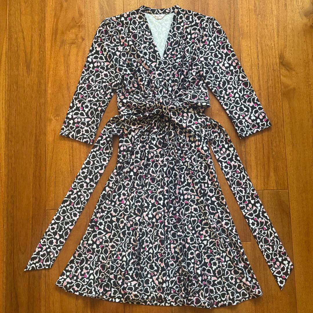 Kayme ワンピース ハートラビリンス サイドジップ ウエストリボン