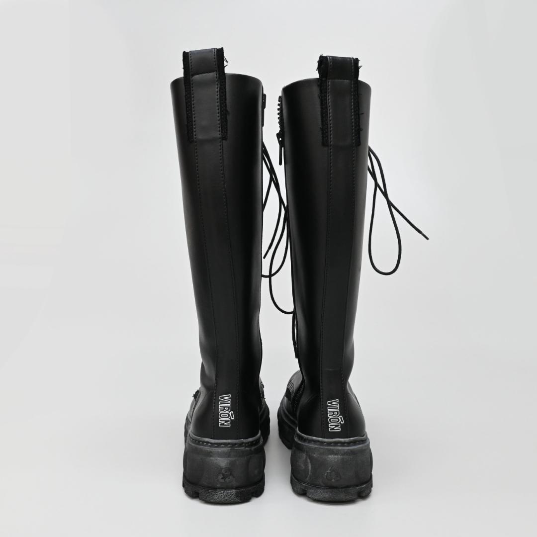 □ 44683★年 ヴィロン Volt ブーツ ロングブーツ サイドジップ\"