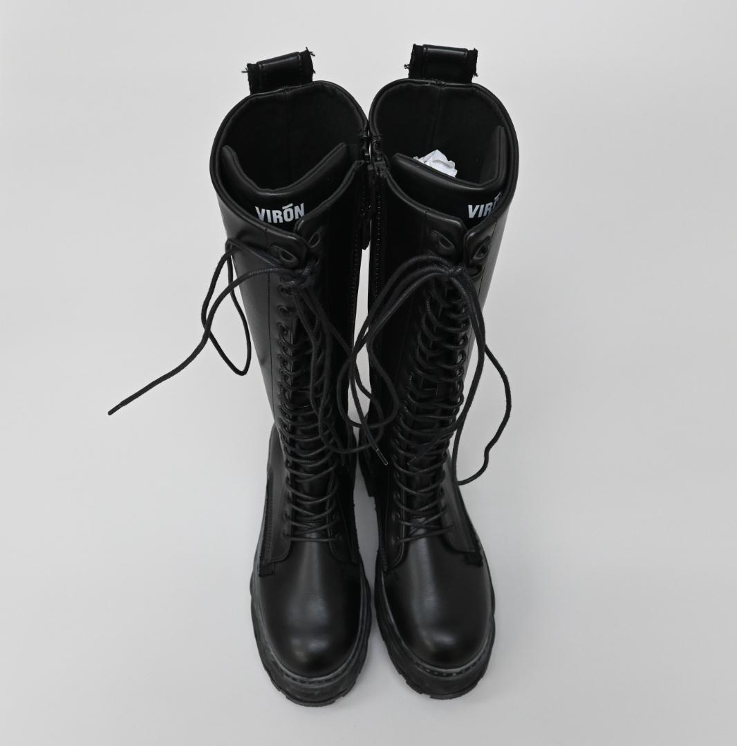□ 44683★年 ヴィロン Volt ブーツ ロングブーツ サイドジップ\"