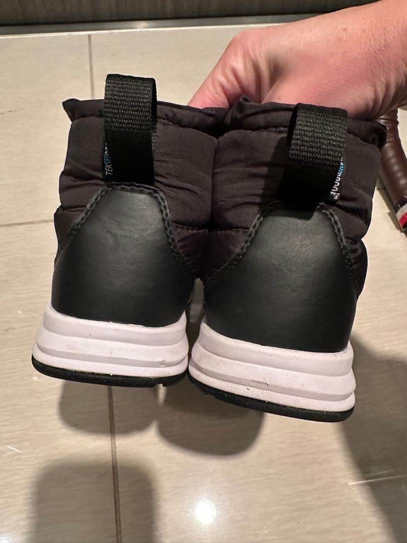 5回着用The North Face ヌプシ　ショートブーツ ブラック　24㎝