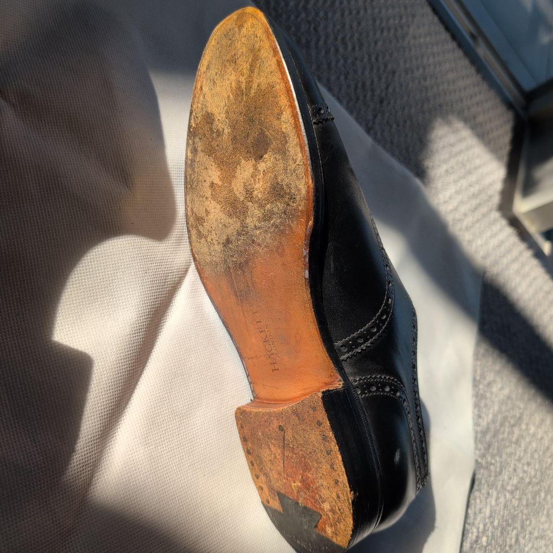 HACKETT ブラック ドレスシューズ イギリス製