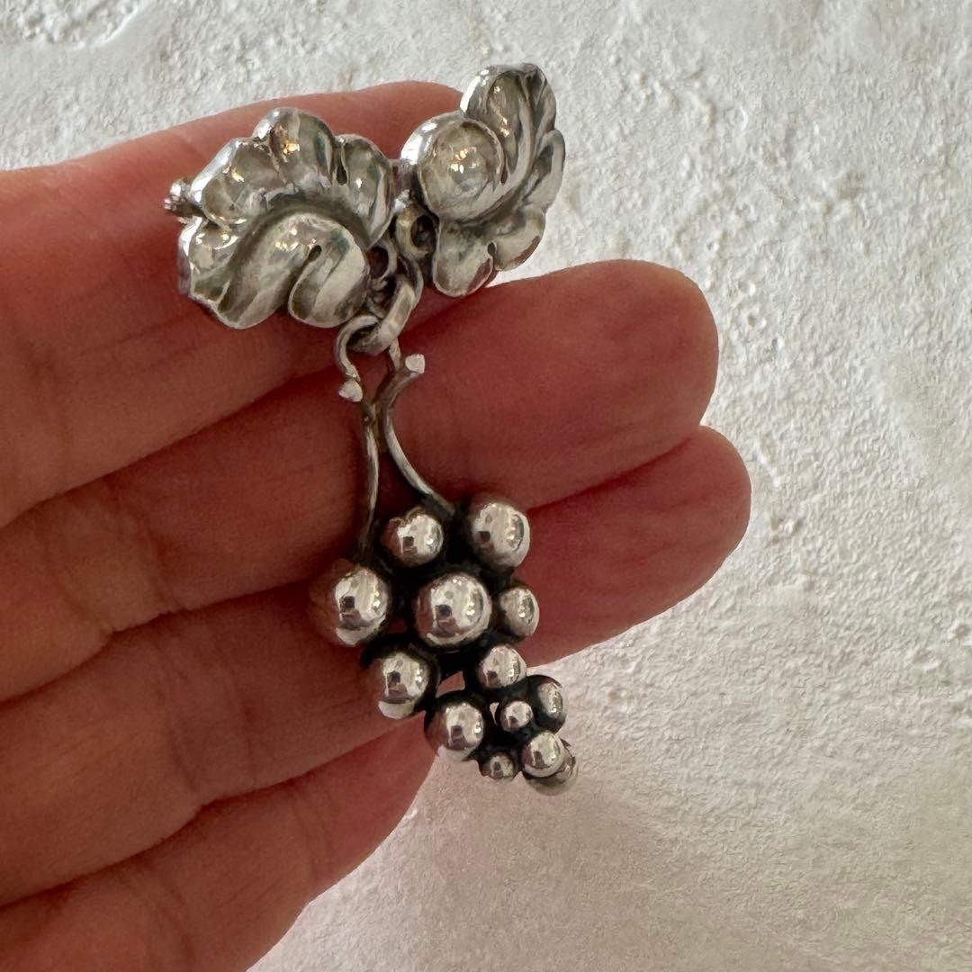 【 】ジョージ ジェンセン ムーンライトグレープ　ブローチ