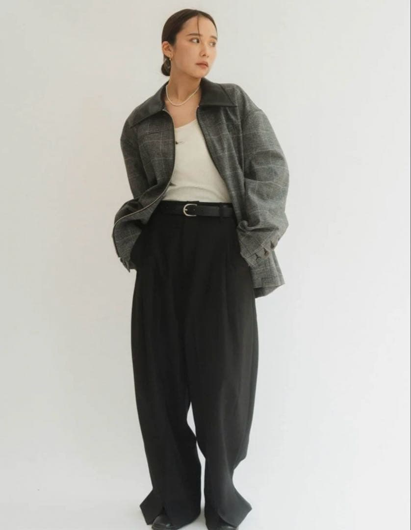 Knuth Marf front slit pants (unisex) 新品