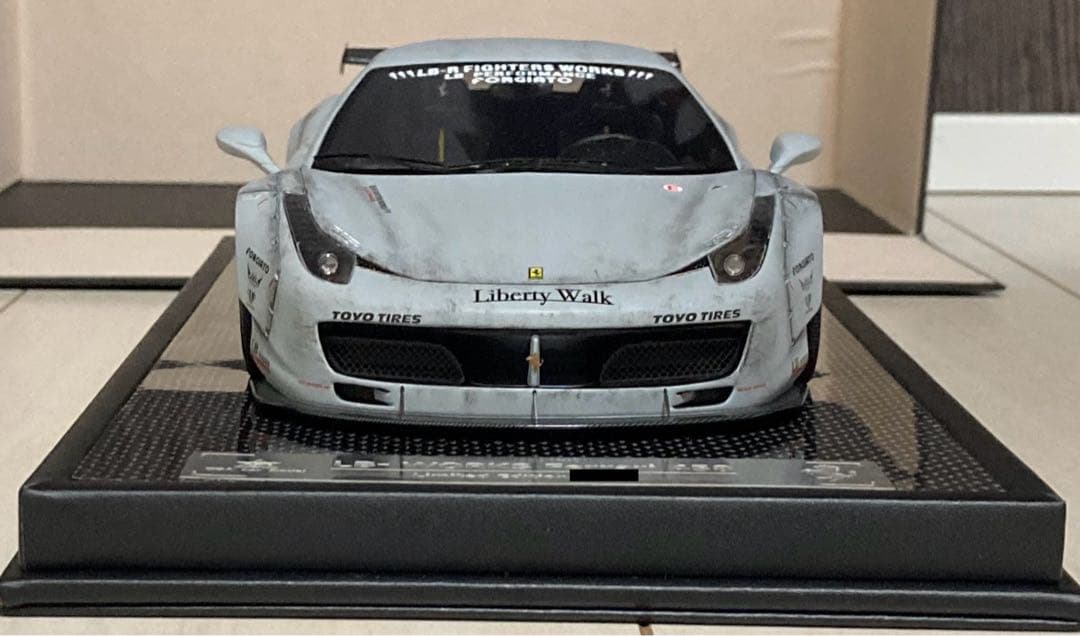 ハルピー　Liberty Walk Ferrari 458 ミニカー