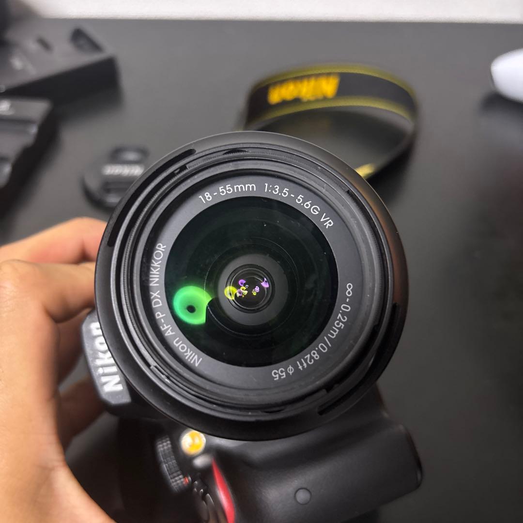 Nikon D3400 一眼レフカメラ ズームレンズ バッテリー3個 充電器