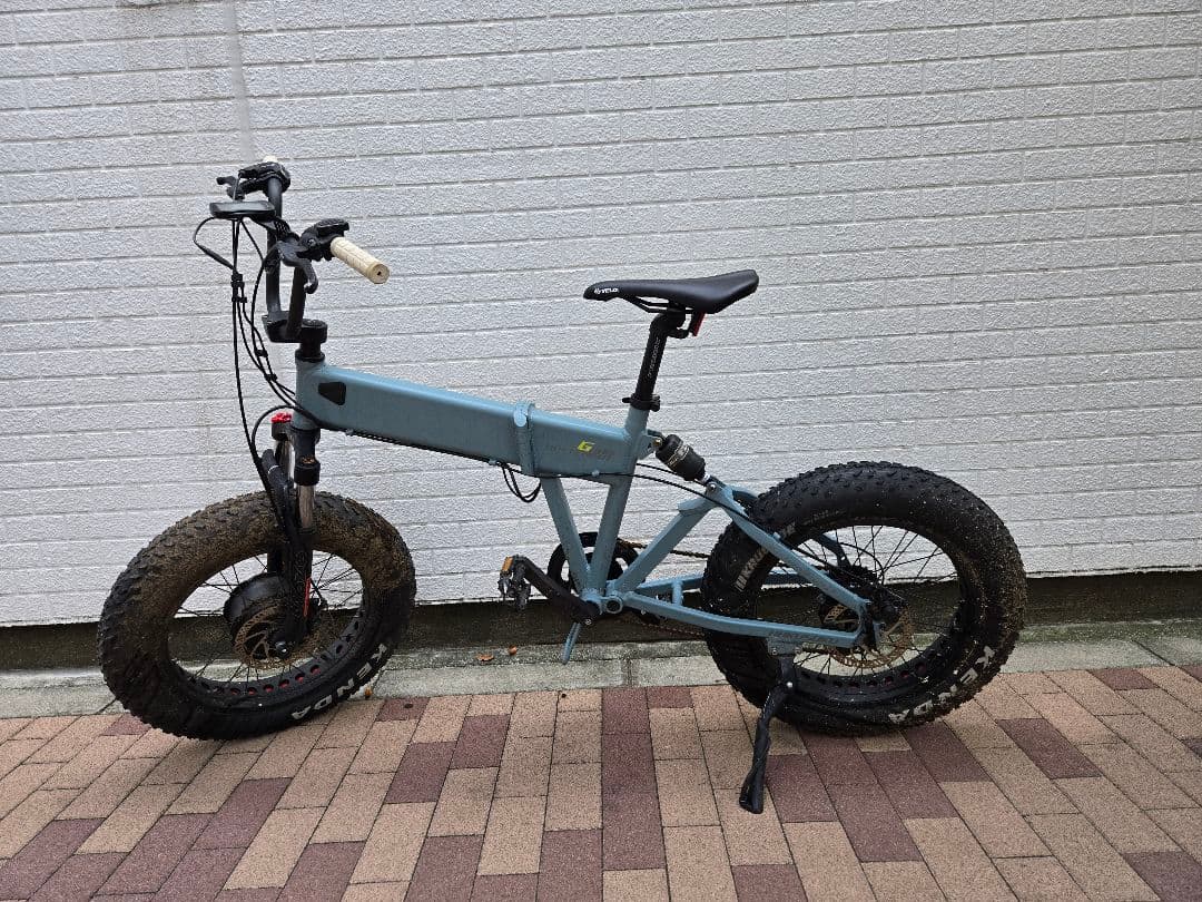 mate系ファットタイヤ電動アシスト自転車 折り畳み わけあり