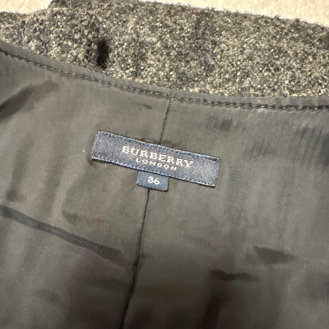 みえこ バーバリーロンドン ノースリーブワンピース サイズ36