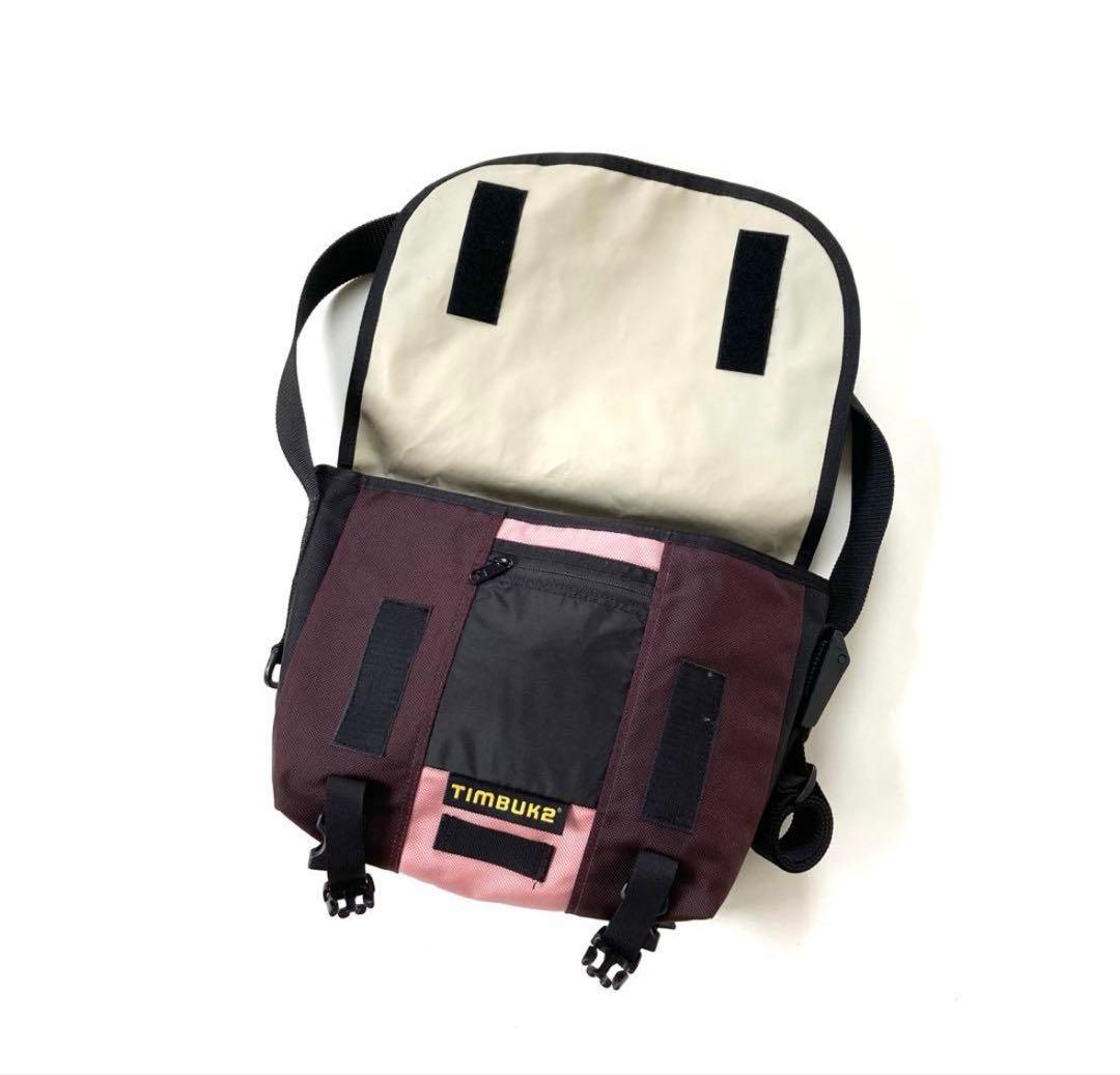 timbuk2 メッセンジャーバッグ ペールピンク×ボルドー