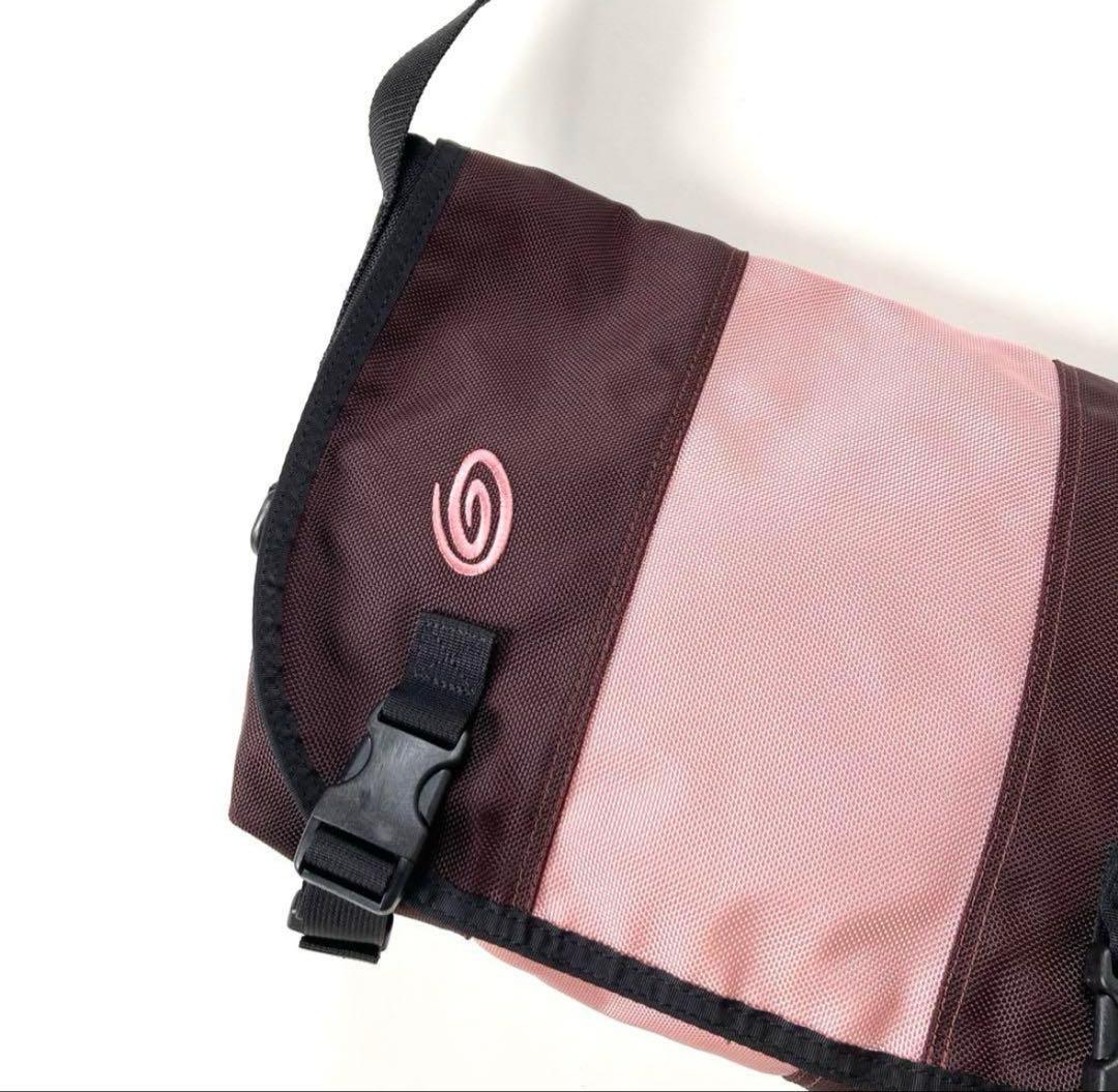 timbuk2 メッセンジャーバッグ ペールピンク×ボルドー