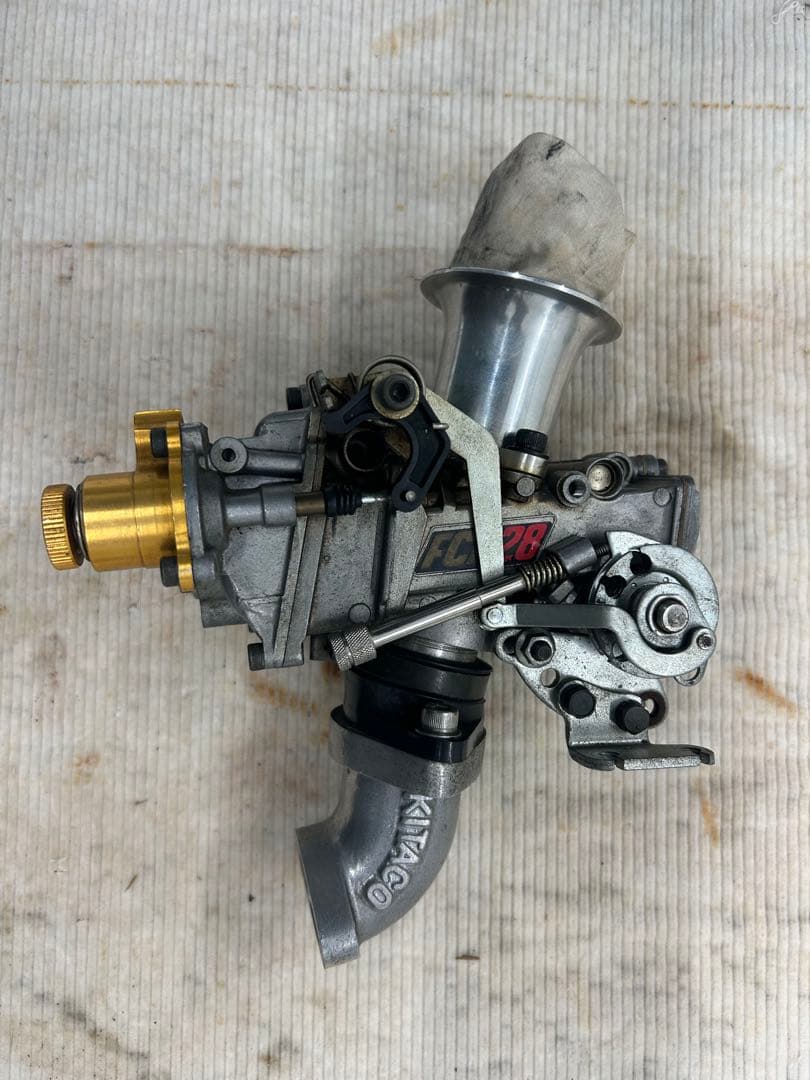 モンキー、ダックス　京浜FCR28mmキャブレター シルバー/ゴールド