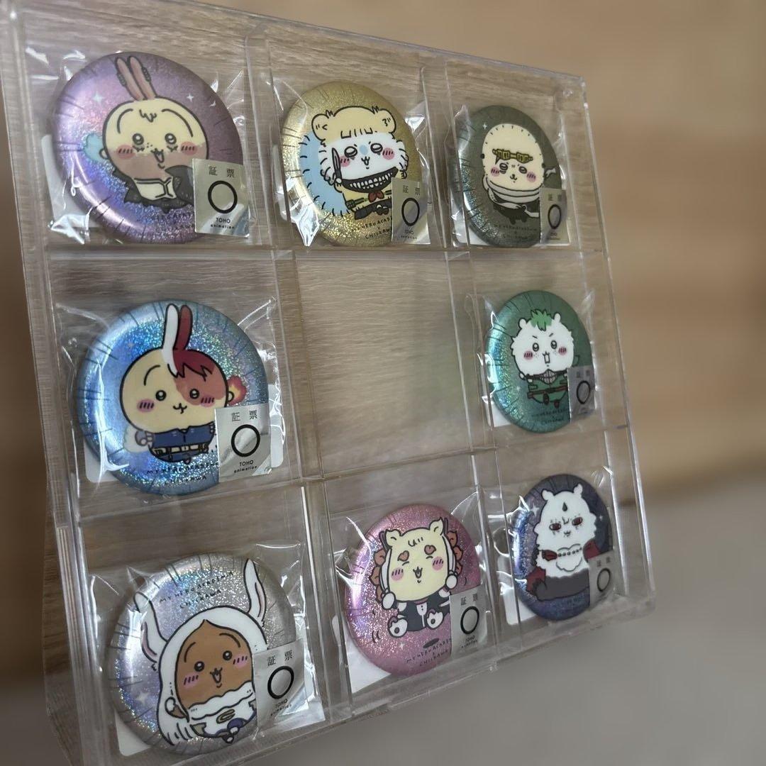 ちいかわ×ヒロアカ　缶バッチ8種