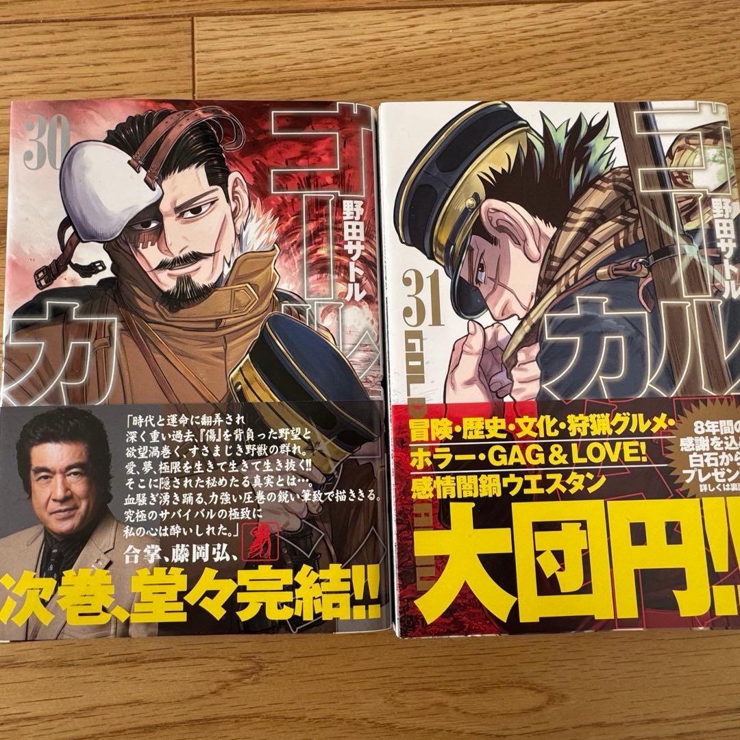 ゴールデンカムイ 全31巻セット 美品 帯付き ブックカバー付き