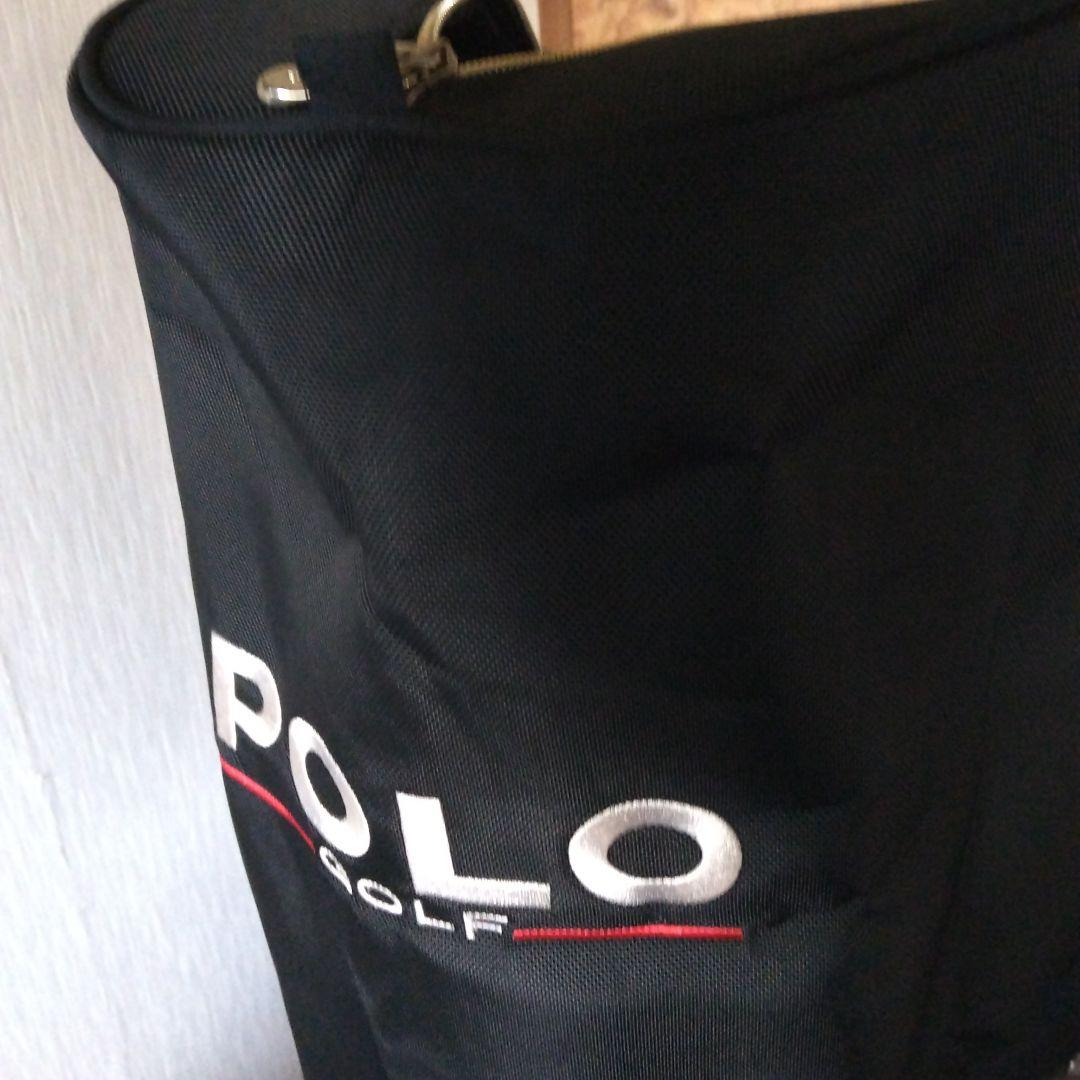 ひ*ん様 POLO ゴルフ キャディバッグ ネイビー・ゴールド キャスター付き