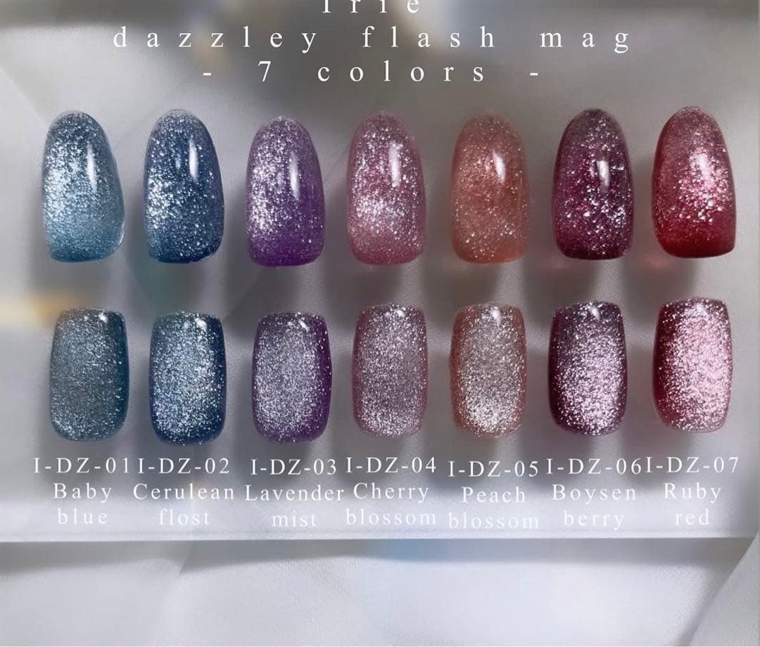 新品Irie ジェルネイルカラー 7本セット dazzley flash mag
