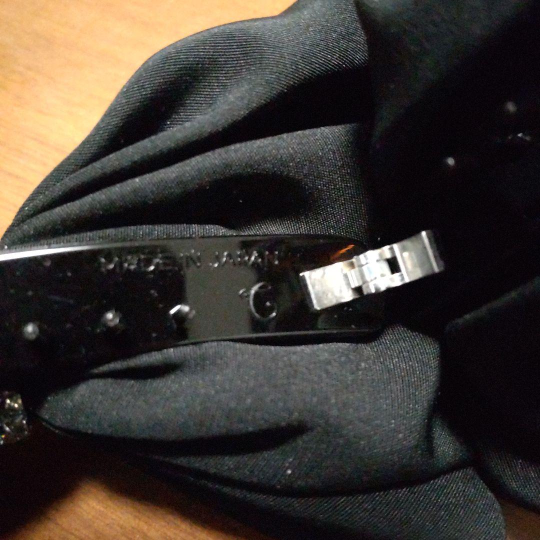 コンプレックスビズ ラフィネリボン バナナクリップ(ブラック)