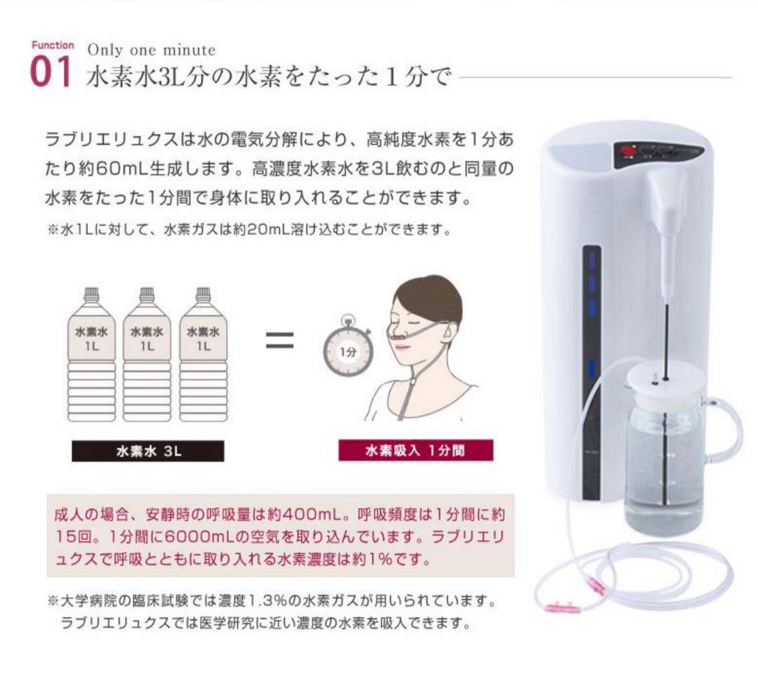 ★水素吸入器　ラブリエリュクス★品番HA-002