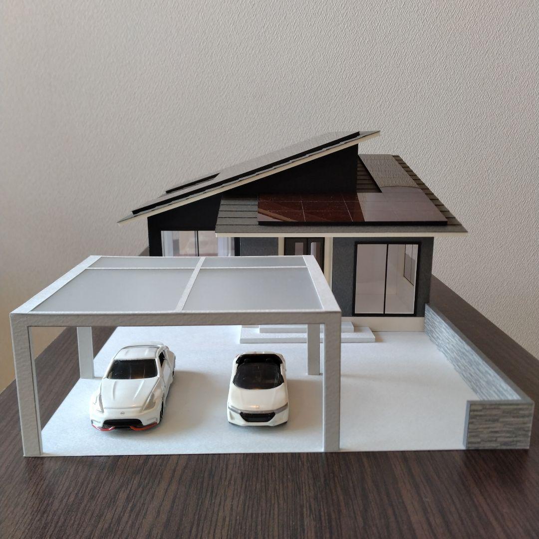 50分の1，平屋＆ロフト内外模型No.90『威風堂々328・凛』