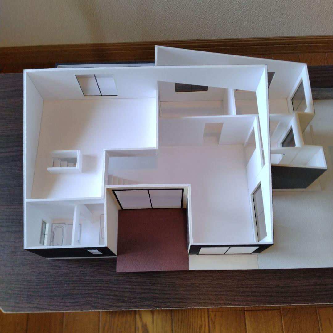 50分の1，平屋＆ロフト内外模型No.90『威風堂々328・凛』