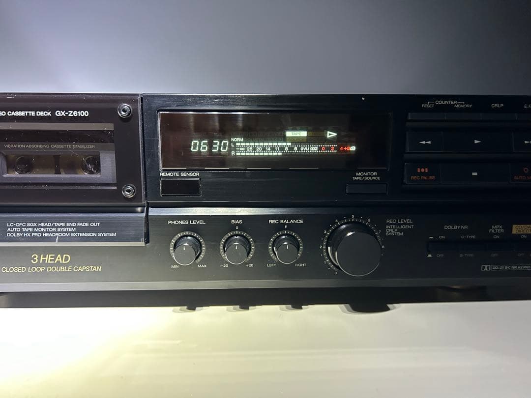 A&D 3ヘッドカセットデッキ GX-Z6100【動作品】