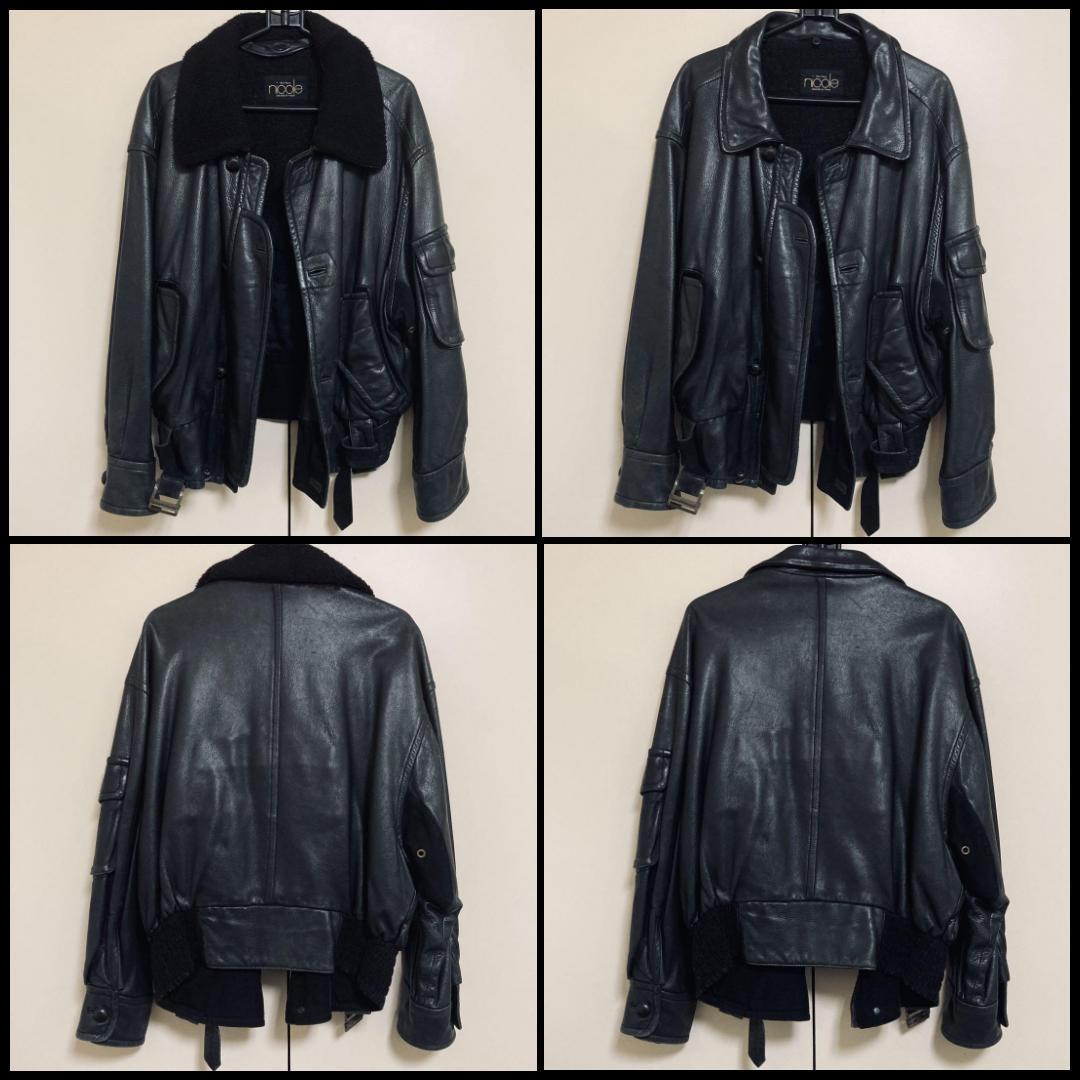 【革ジャン】boutique nicole ブティック ニコル シカ皮