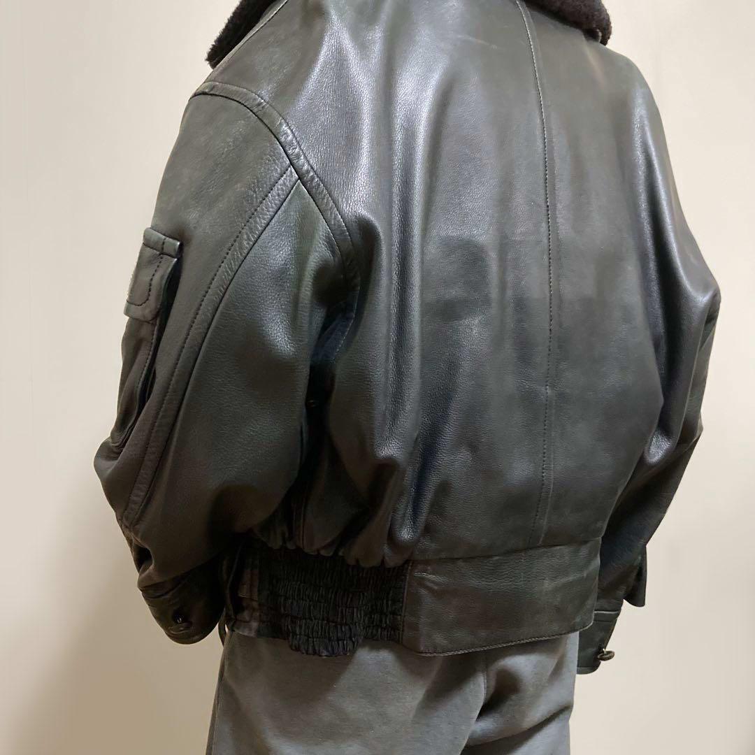 【革ジャン】boutique nicole ブティック ニコル シカ皮