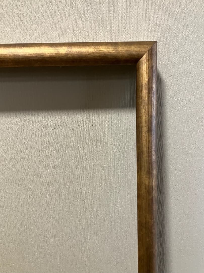 マルニ額縁店　出展用仮額縁 CD-22 F30 ウッドゴールド
