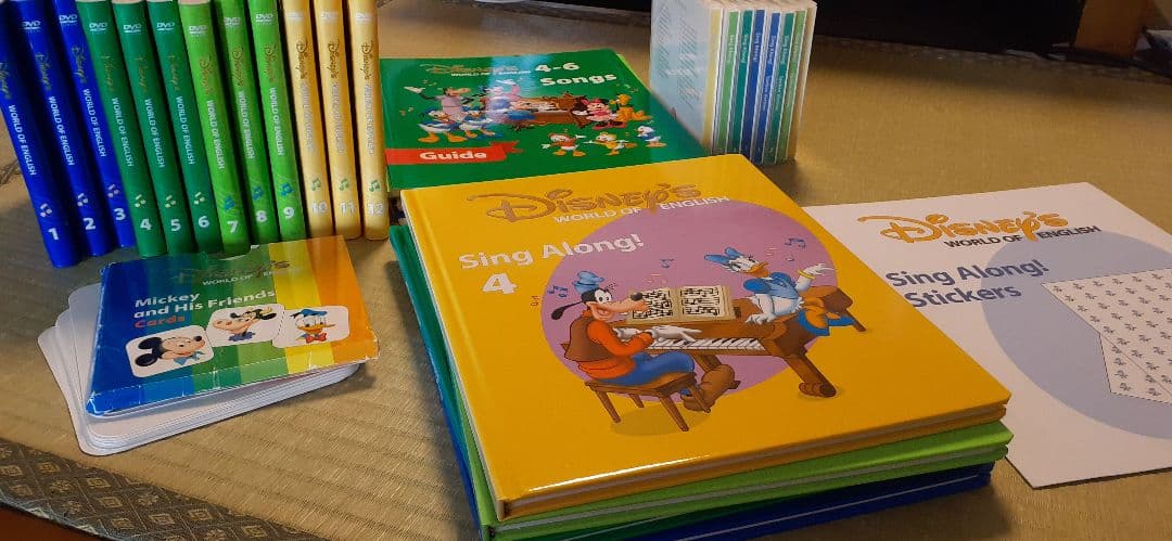 Disney Sing Along DVDシリーズ 12巻 CD 8枚　セット