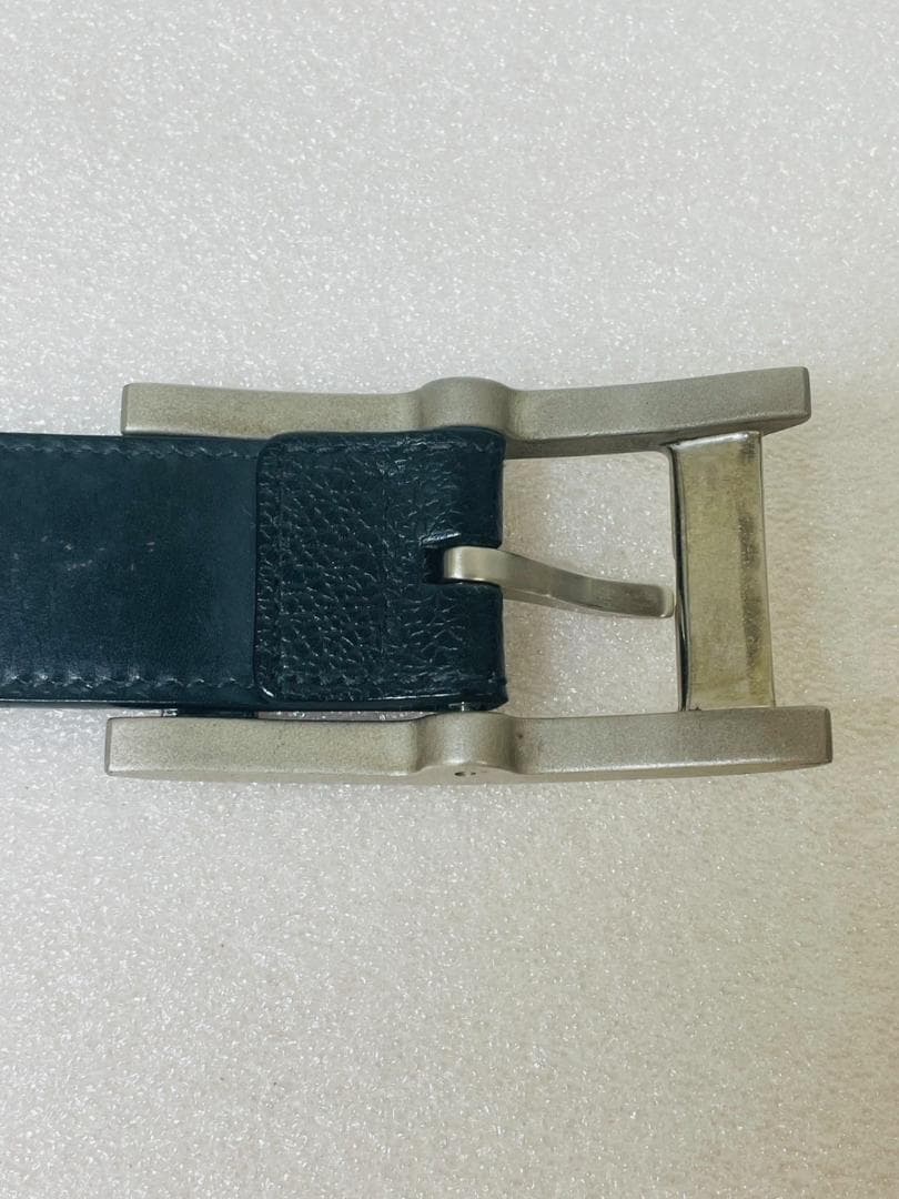 ★☆良品★☆BVLGARI　ブルガリ　レザーベルト　ブラック　黒