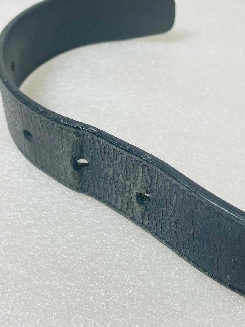 ★☆良品★☆BVLGARI　ブルガリ　レザーベルト　ブラック　黒