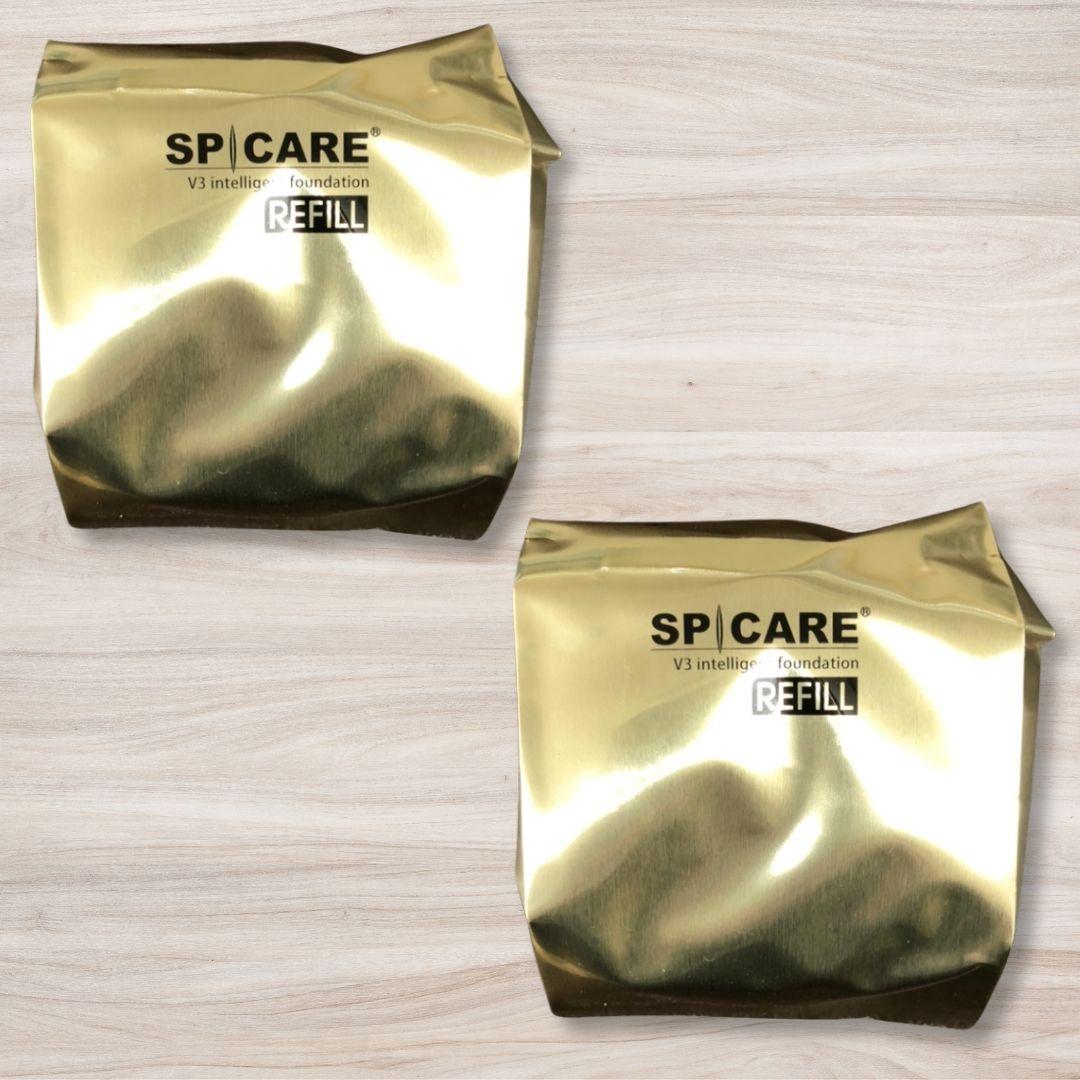 スピケア V3 インテリジェントファンデーション レフィル パフ付 2個☆