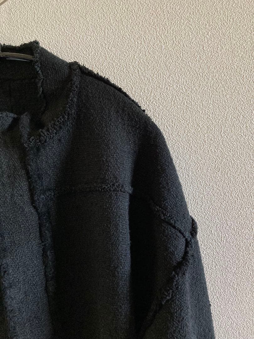 【MITTAN】2024AW OCガラ紡ブルゾン(黒)サイズ2