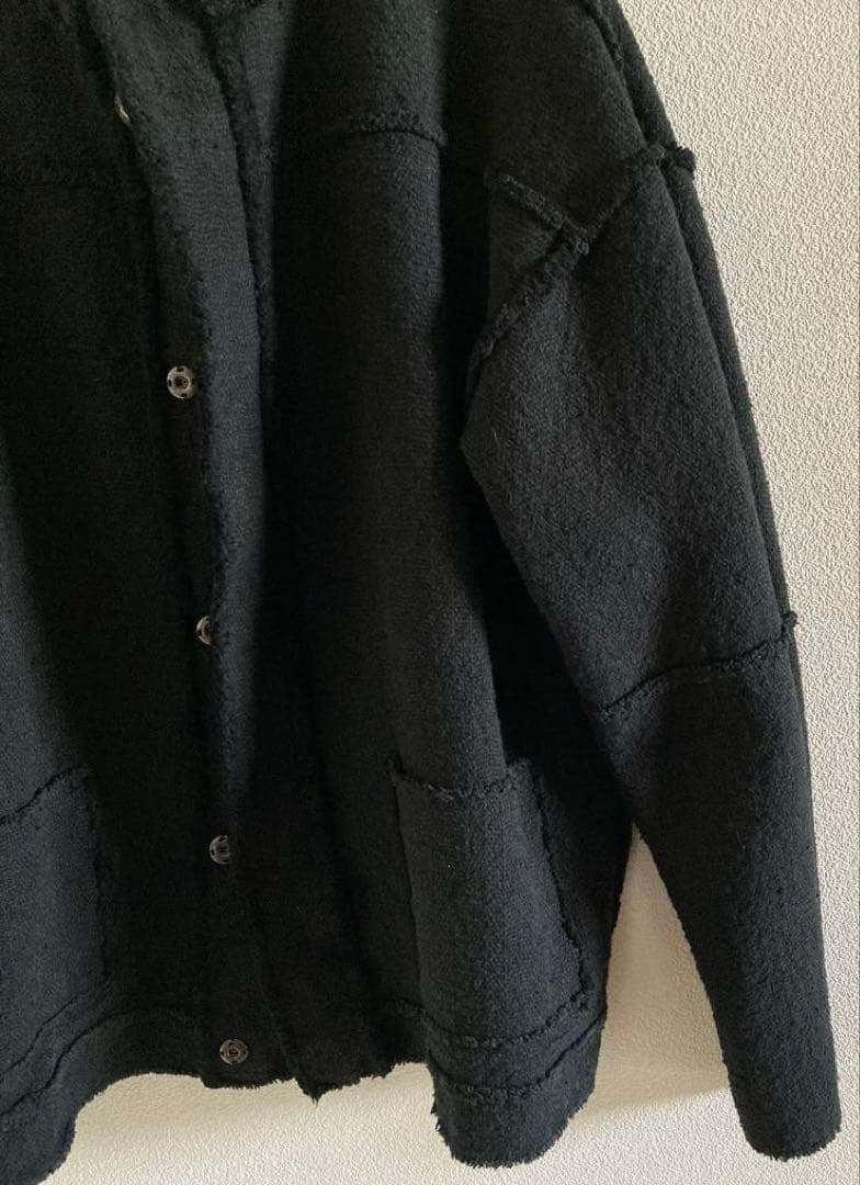 【MITTAN】2024AW OCガラ紡ブルゾン(黒)サイズ2