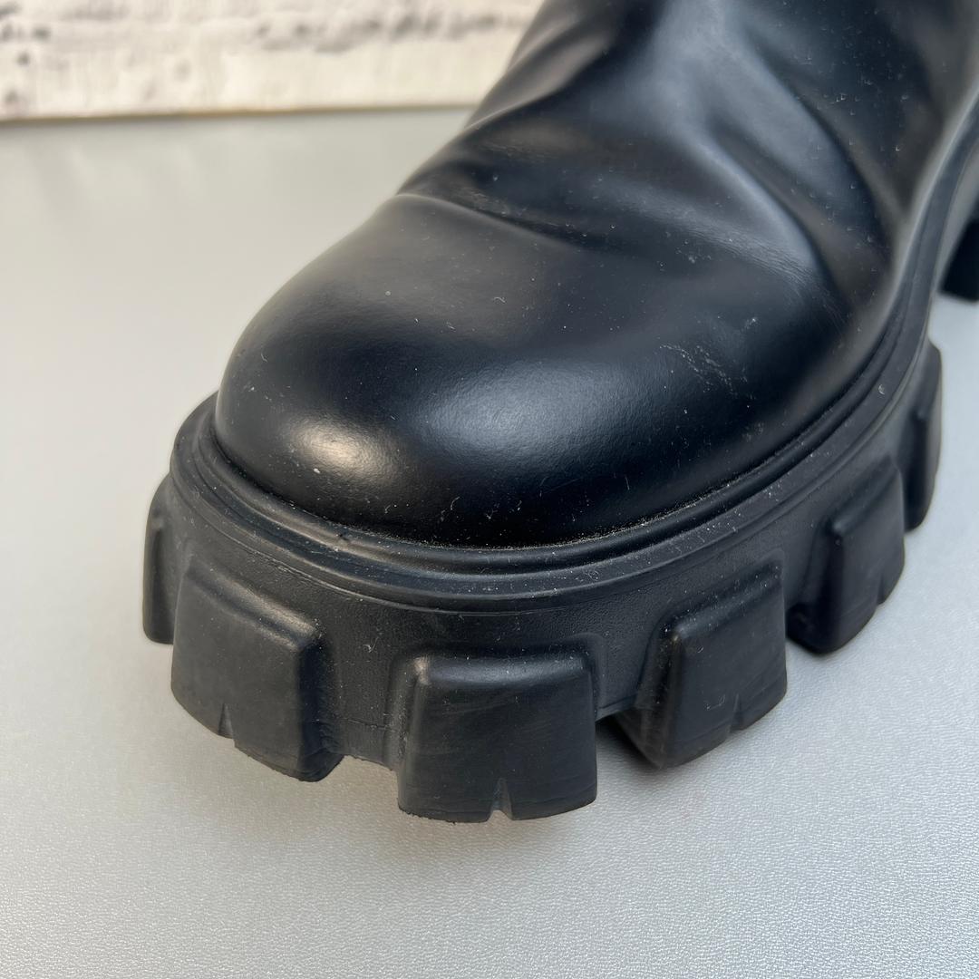 【最終処分SALE】PRADA プラダ チェルシーブーツ ブラック A-9198