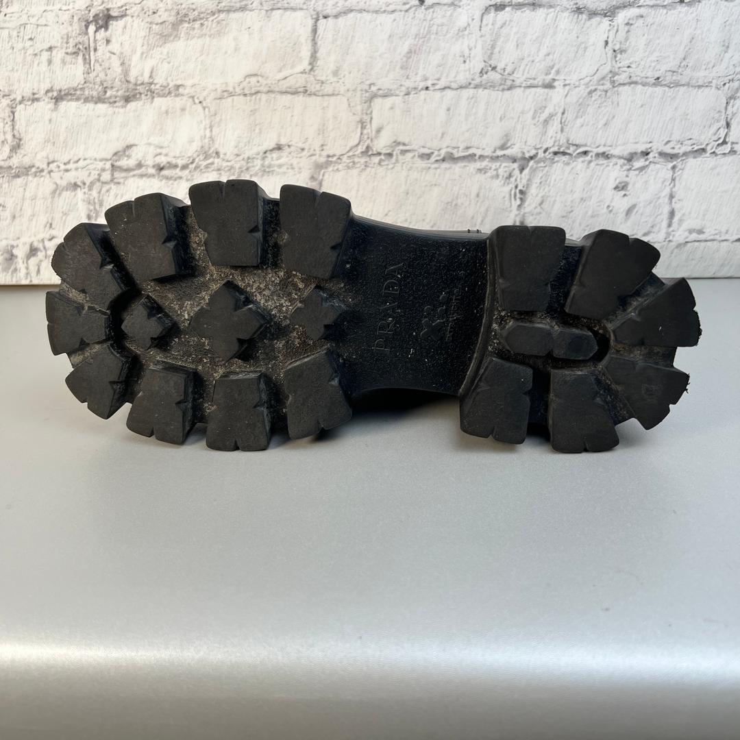 【最終処分SALE】PRADA プラダ チェルシーブーツ ブラック A-9198