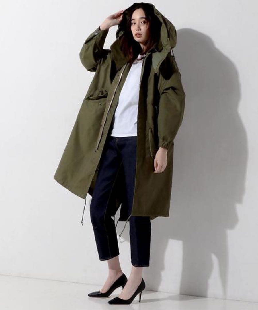 専用！HYKE キルトインナー付きモッズコート