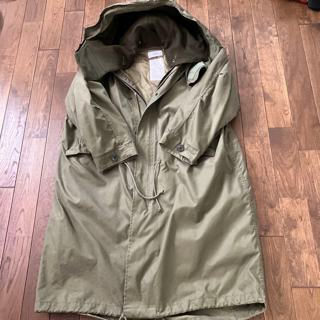 専用！HYKE キルトインナー付きモッズコート