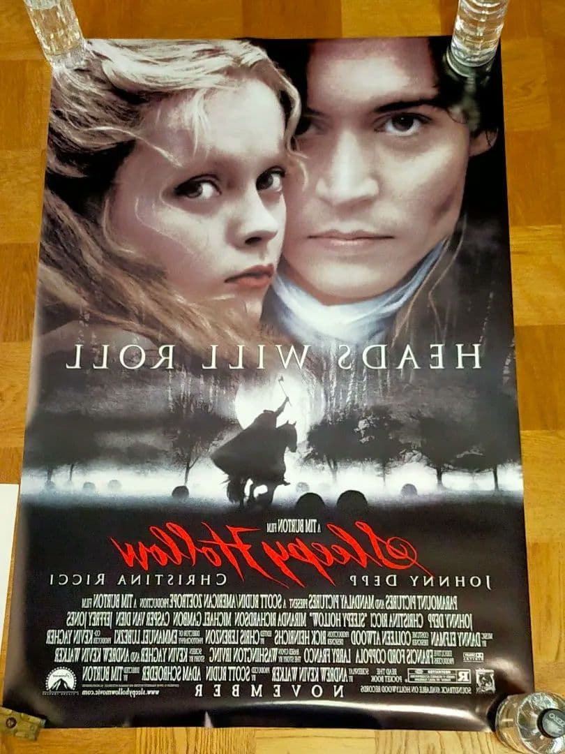 着払限定☆断捨離☆激レア☆スリーピーホロウ☆特殊両面反転☆ポスター