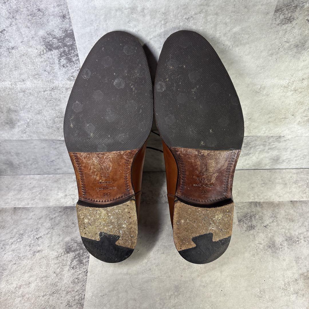 良品✨YANKO ヤンコ Uチップ 25 本革 ブラウン