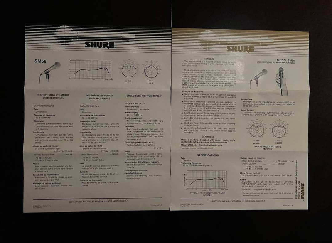 【美品】shure SM58 マイク シュアー ゴッパー