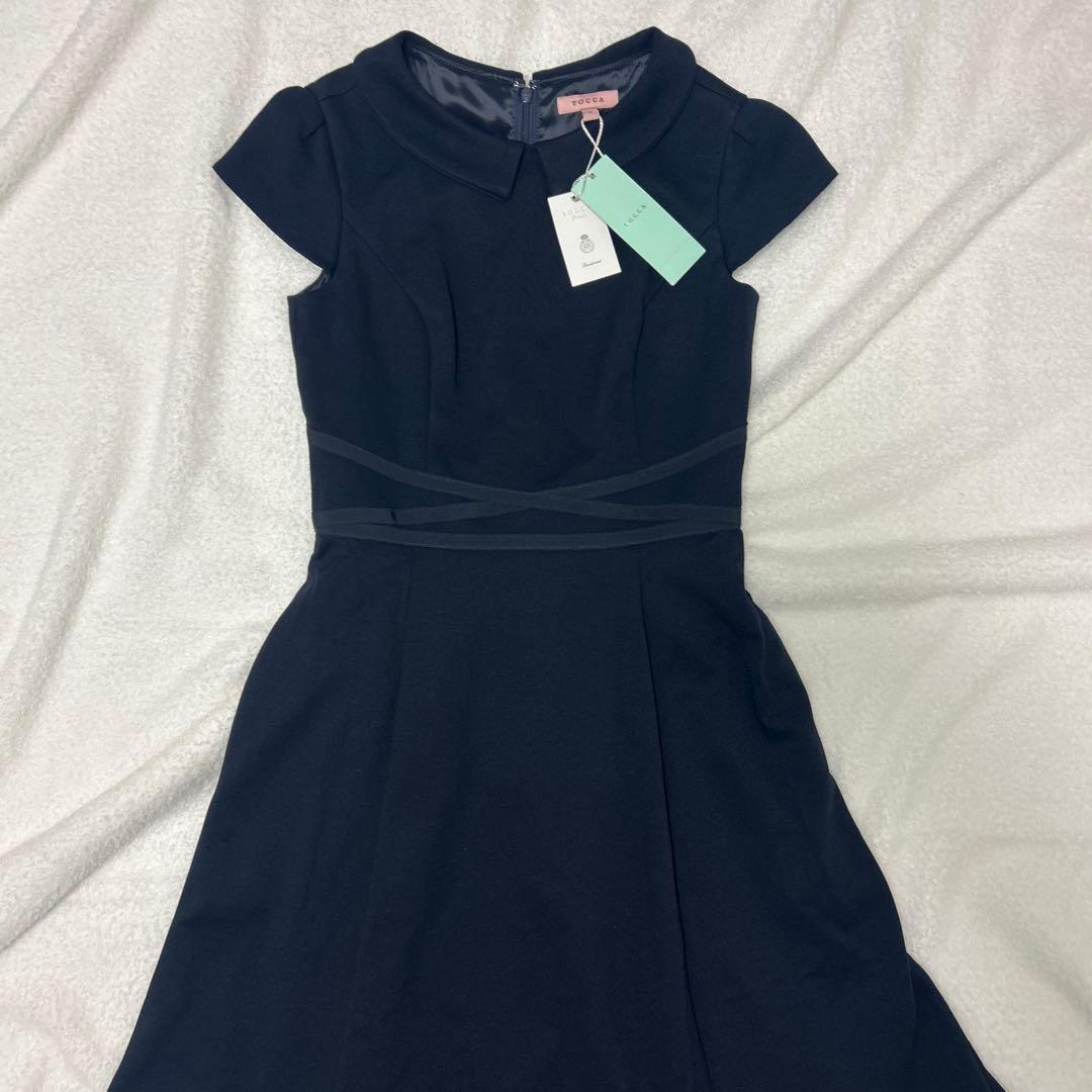 専用　新品　TOCCA 【消臭&洗える】LUMINOUS ドレス　ワンピース　S