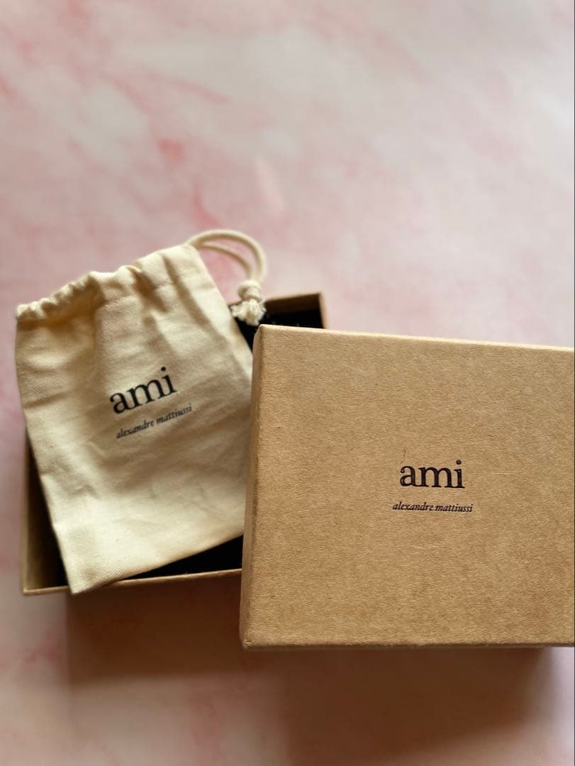 新品 正規品 Ami Paris ハート キーリング レッド