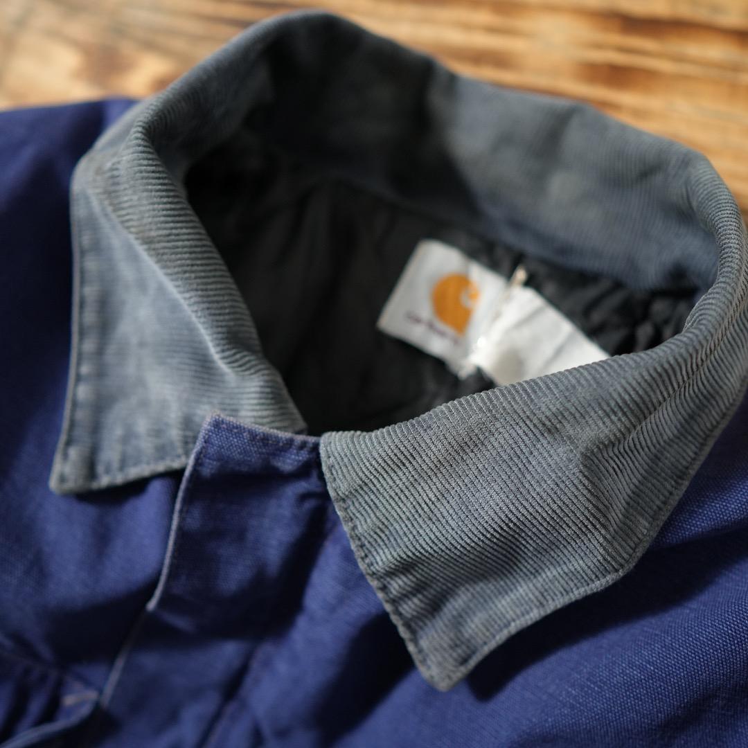 80-90s 星タグ USA製 ネイビー カーハート トラディショナルジャケット