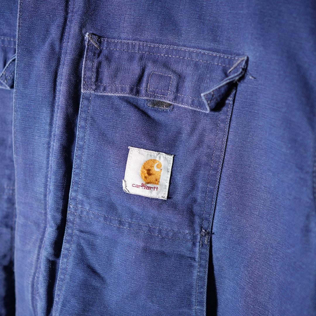 80-90s 星タグ USA製 ネイビー カーハート トラディショナルジャケット