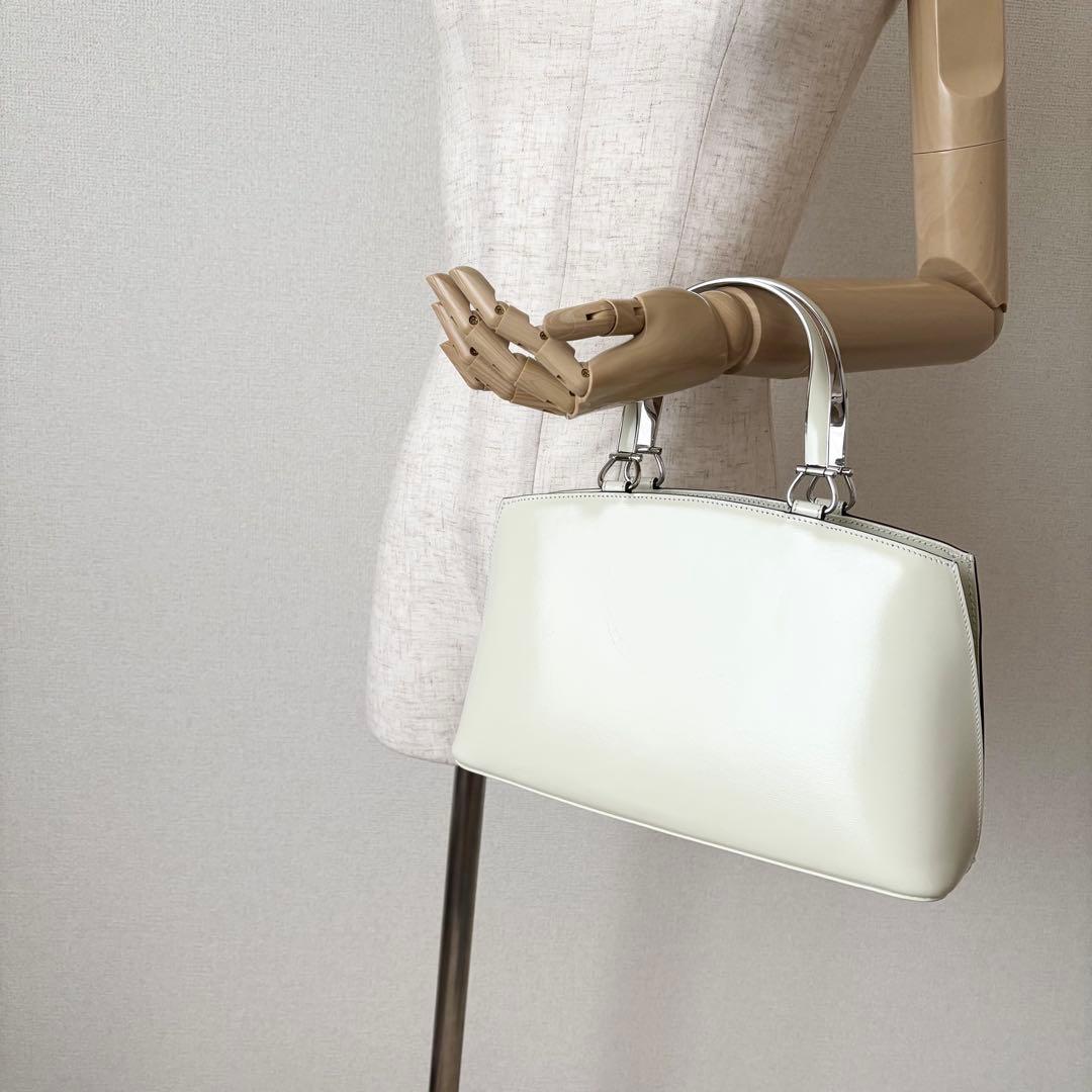 銀座WAKO フォーマルバッグ　ホワイト　銀座和光