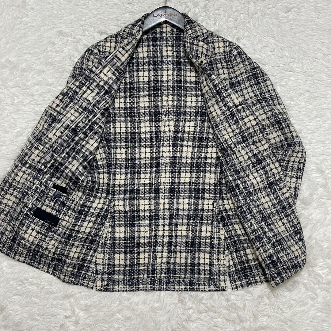 【最高級】LARDINI ラルディーニ　ジャケット　44 織り